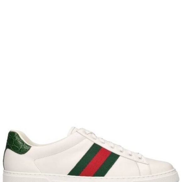 Gucci - 30mm Ace Sneaker with Mesh - White/Multicolor - Picture 3 of 5